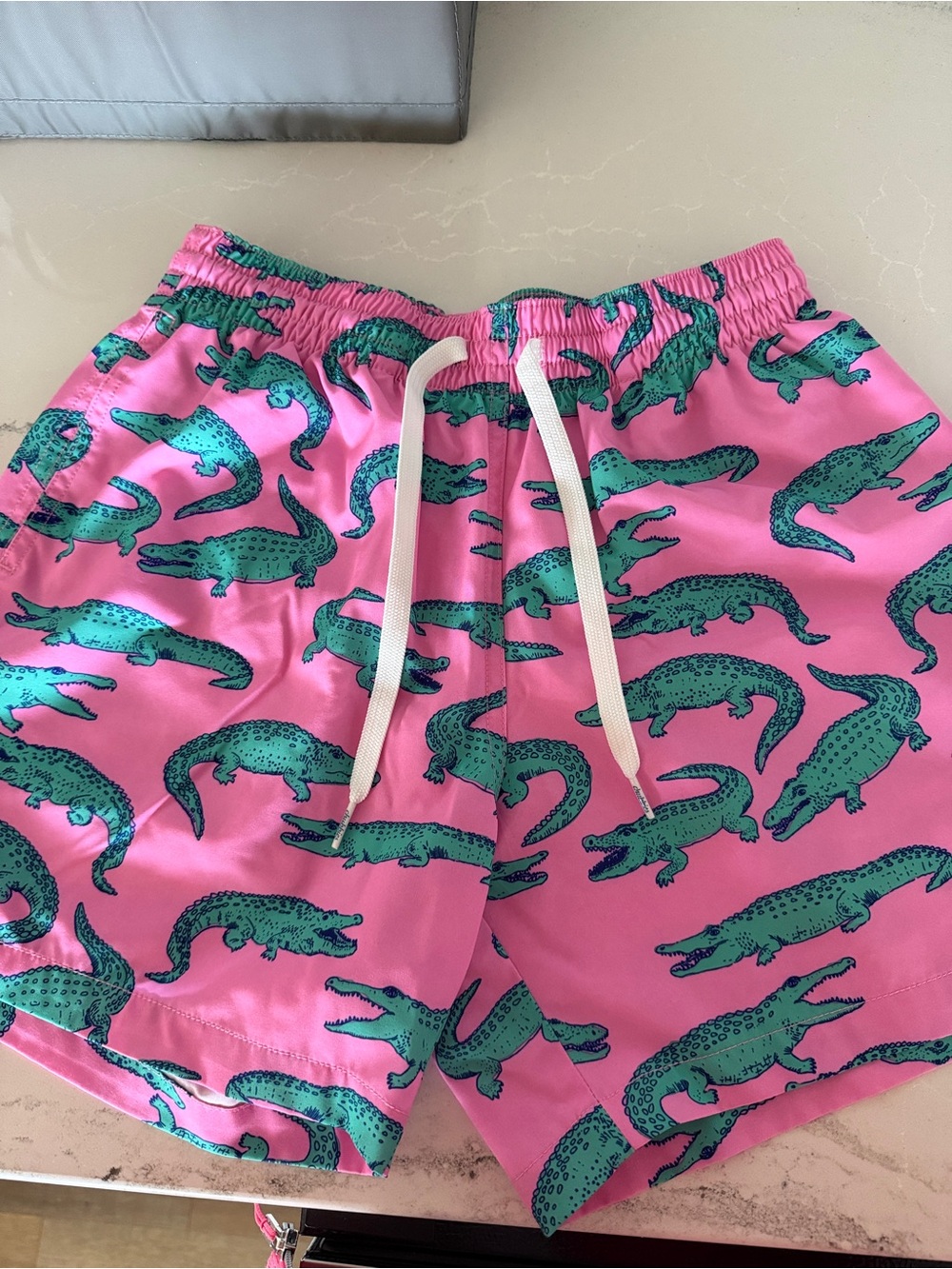 Chubbies Crocodile Print Swim Trunks